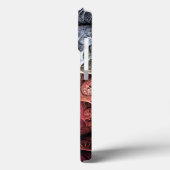 ハートビート、抽象芸術超現実的ファンタジーフラクタル・アート Case-Mate iPhoneケース (裏面 / 左)