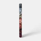 ハートビート、抽象芸術超現実的ファンタジーフラクタル・アート SAMSUNG GALAXYケース (左側面)