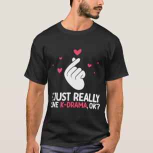 ハートビートKドラポップ・アートのマKハンドシンボルハートポップ・アートのK私 Tシャツ