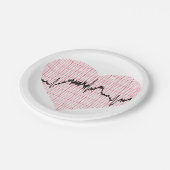 ハートビートVII ペーパープレート (アングル)