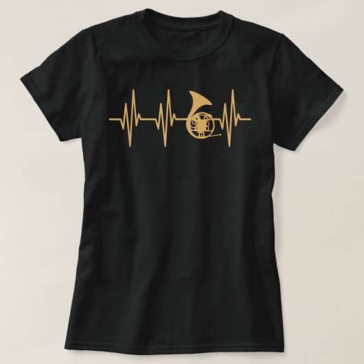 ハートビーフランスのトホーン1 Tシャツ (デザイン正面)