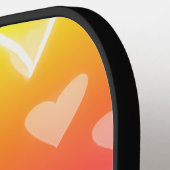 ハートピックボールパドル ピックルボールラケット (左詳細)