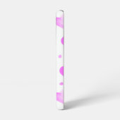 ハートピンクの水の色パターン SAMSUNG GALAXYケース (左側面)