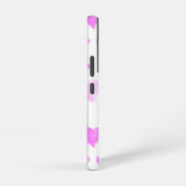 ハートピンクの水の色パターン SAMSUNG GALAXYケース (右側面)