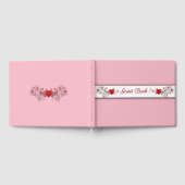 ハートピンクゲストブック ゲストブック (全面)