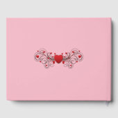 ハートピンクゲストブック ゲストブック (裏面)