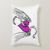 ハートピンク アクセントクッション (正面(垂直))