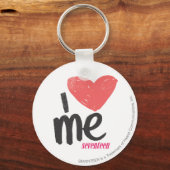 ハートピンク キーホルダー (正面)