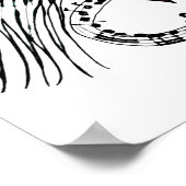 ハートピンク ポスター (角)