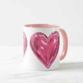ハートピンク マグカップ (正面右)