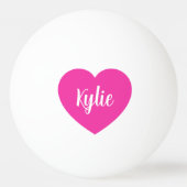 ハートピンポンボール 卓球ボール (正面)