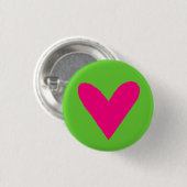 ハートピン 缶バッジ (正面&裏面)