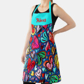 ハートファンキーアートデザイン エプロン (インサイチュ)