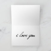 ハートファンシー、愛してる素敵なカード カード (内部)