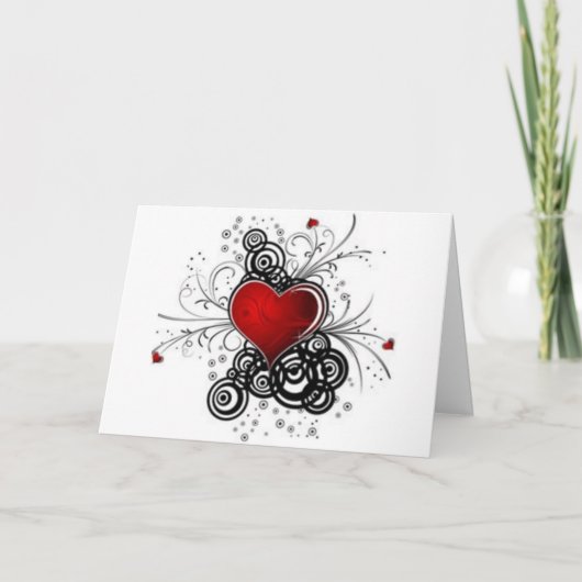 ハートファンシー、愛してる素敵なカード カード (正面)