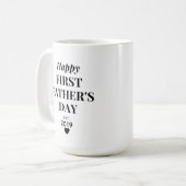 ハートファースト・ファースト・ファースト・デー設立 コーヒーマグカップ (正面左)