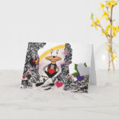 ハートファームのグリーティングカード カード (黄色い花)