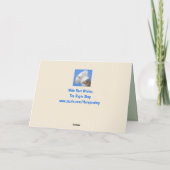 ハートフェおもしろいルトヤギ誕生日 カード (裏面)