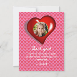 「ハートフェアリー」©バースデーパーティーフラットサンキューカード サンキューカード