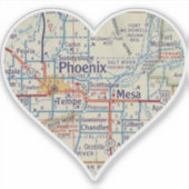 ハートフェニックスAZヴィンテージマップ シール (正面)