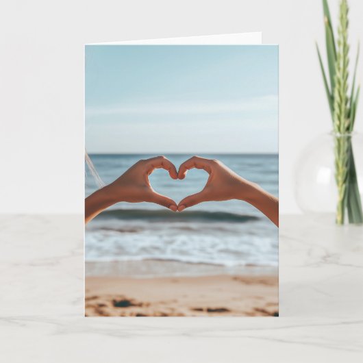 ハートフェルトつながりバイザビーチ 招待状 (正面)