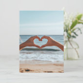 ハートフェルトつながりバイザビーチ 招待状 (スタンド正面)