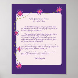 ハートフェルトの手紙からマザー姿 ポスター