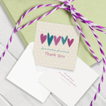 ハートフェルトサンキューティール（緑がかった色）ハートリトル