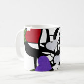 ハートフェルトデザインモノグラムマグ コーヒーマグカップ (正面左)