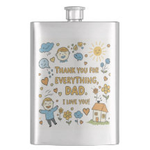 ハートフェルトドードル「ありがとうパパ」アート