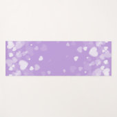 ハートフェルトパープルゴムヨガマット – メッドに最適 ヨガマット (正面(横))