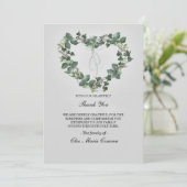 ハートフェルトフローラハートファミリー悔やみや弔慰有難う 招待状 (スタンド正面)