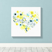 ハートフェルトフローラI キャンバスプリント (インサイチュ (ウッドフロア))