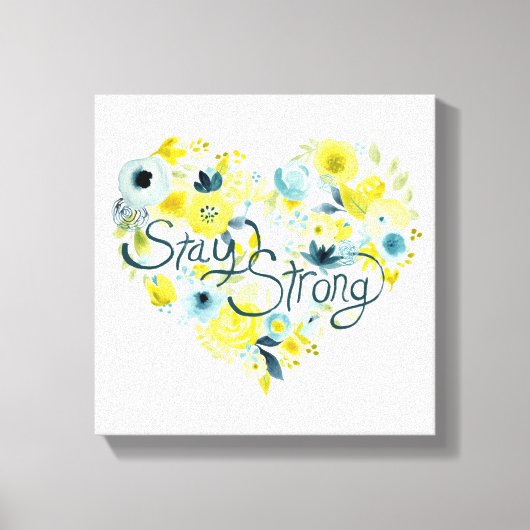 ハートフェルトフローラI キャンバスプリント (正面)