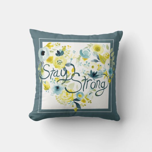 ハートフェルトフローラI クッション (正面)