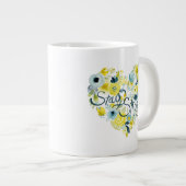 ハートフェルトフローラI ジャンボコーヒーマグカップ (正面右)