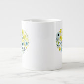 ハートフェルトフローラI ジャンボコーヒーマグカップ (正面)