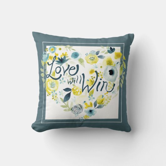 ハートフェルトフローラII クッション (正面)