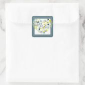 ハートフェルトフローラII スクエアシール (バッグ)