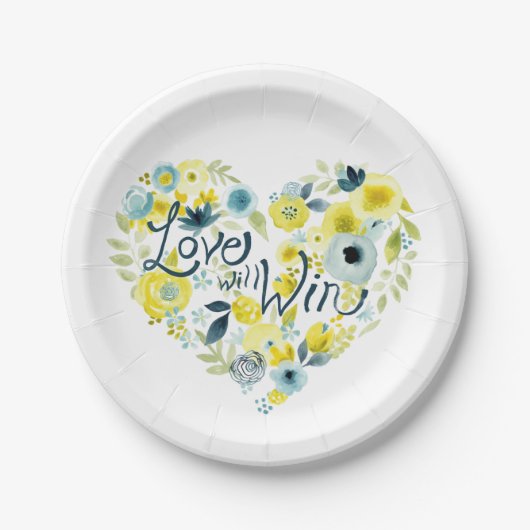 ハートフェルトフローラII ペーパープレート (正面)