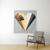 ハートフェルトベアプライドタペストリー タペストリー (インサイチュ)