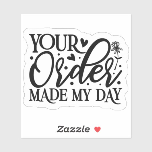 ハートフェルト小規模企業の包装ラベル シール (シート)