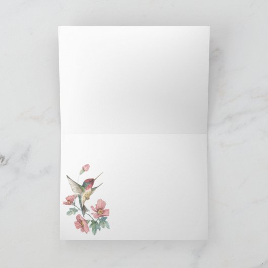 ハートフェルト悔やみや弔慰 – グリーティングカード (内部)