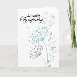 「ハートフェルト悔やみや弔慰」ダンデリオングリーティングカード カード