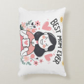 ハートフェルト母の日デザインfor枕 アクセントクッション (正面(垂直))