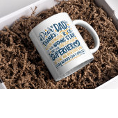 ハートフェルト父の日タイポグラフィ コーヒーマグカップ