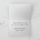 ハートフェルト犬または猫ペット悔やみや弔慰 カード (内部)