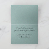 ハートフェルト犬または猫ペット悔やみや弔慰 カード (内部)