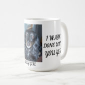 ハートフェルト記念ファーベビーワンフォトと名前 コーヒーマグカップ (正面右)