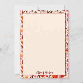 ハートフェルト開花フラットサンキューカード サンキューカード